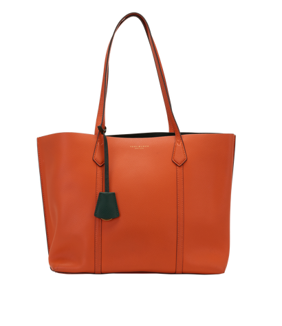 Perry Tote, &pound;110, Handbags, Orange, Leather, Front view